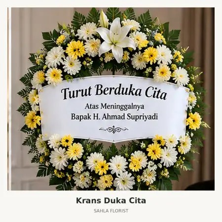 Krans Bunga Duka Legian